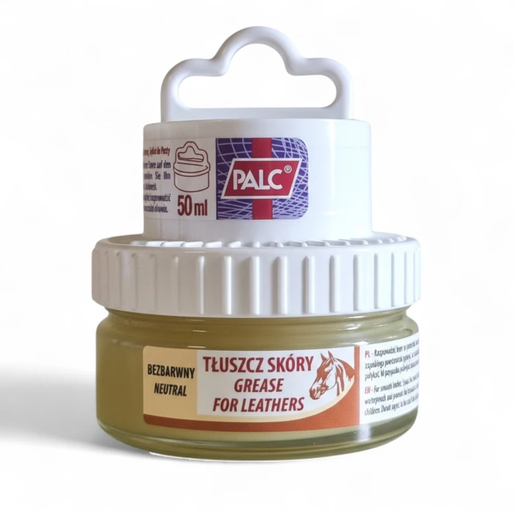 PALC Wosk BEZBARWNY Tłuszcz w słoiku z aplikatorem