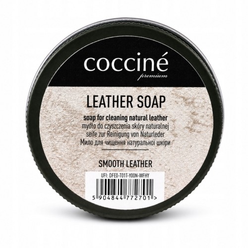 COCCINE LEATHER SOAP Mydło do czyszczenia skóry tapicerki torebki kurtki