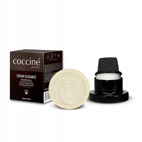 COCCINE CREAM ELEGANCE Krem do Obuwia BEZBARWNY Pasta do skóry licowej HIT!