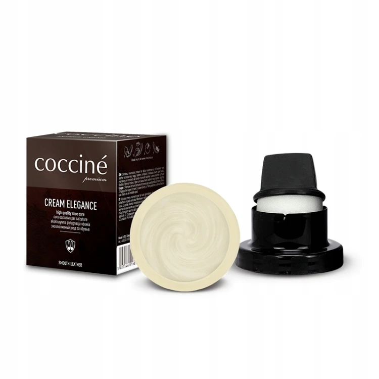 COCCINE CREAM ELEGANCE Krem do Obuwia BEZBARWNY Pasta do skóry licowej HIT!