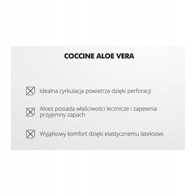 COCCINE LATEX ALOE VERA Wkładki do butów 36–46 | Komfort, świeżość, higiena