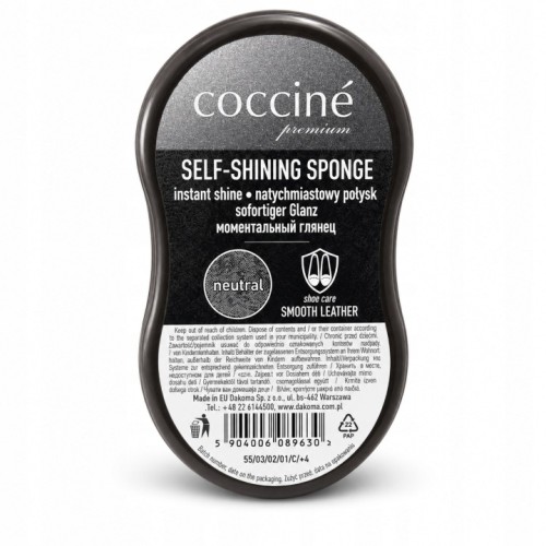 COCCINE Self-Shining Sponge Mini Czyścik nabłyszczający do butów BEZBARWNY