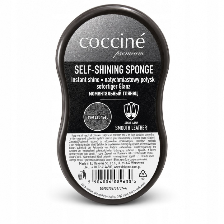 COCCINE Self-Shining Sponge Mini Czyścik nabłyszczający do butów BEZBARWNY