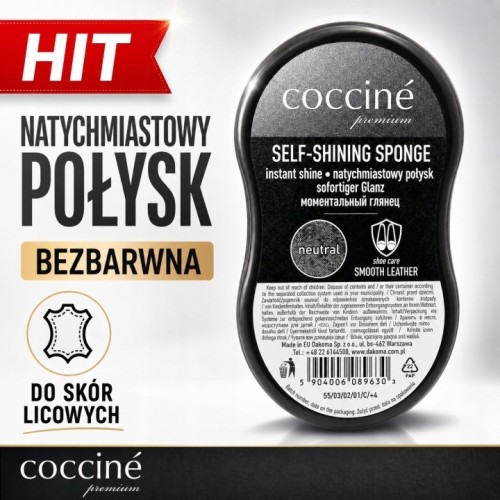 COCCINE Self-Shining Sponge Mini Czyścik nabłyszczający do butów BEZBARWNY