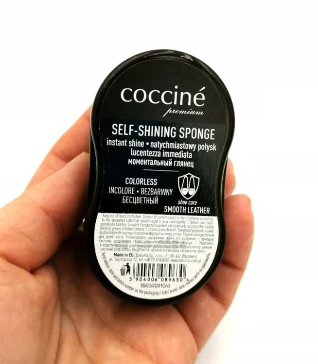 COCCINE Self-Shining Sponge Mini Czyścik nabłyszczający do butów BEZBARWNY