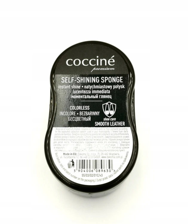 COCCINE Self-Shining Sponge Mini Czyścik nabłyszczający do butów BEZBARWNY