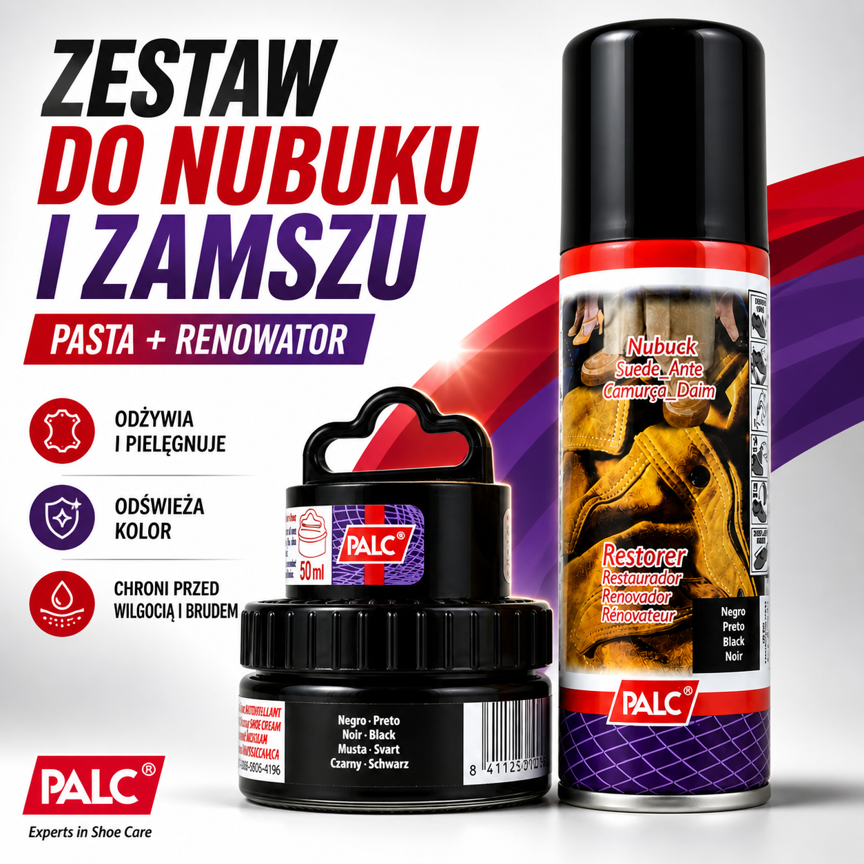 Zestaw PALC Pasta Renowaotr CZARNY CTR